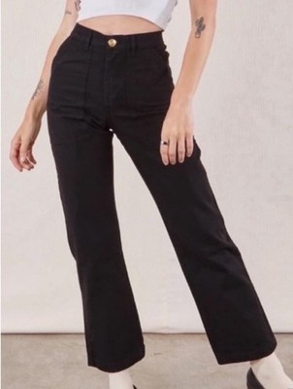 Big Bud Press Black Work Pants 100% Cotton Size Large